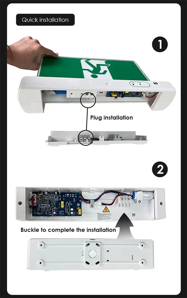 Surface Mounted 24m Quick Fit Exit Blade Surface Mounted 24m Quick Fit Exit Blade